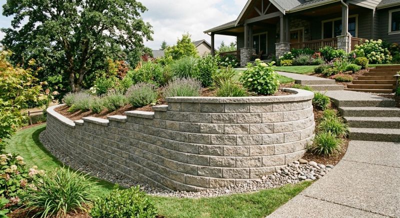 Retention Wall Installation in Kissimmee, FL