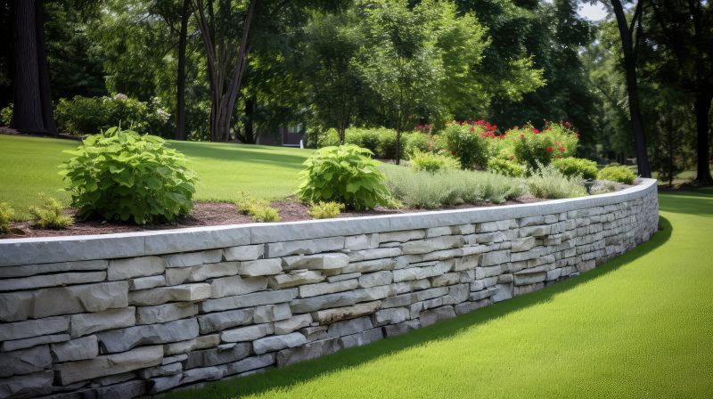 Landscape Wall Construction in Aiken, SC