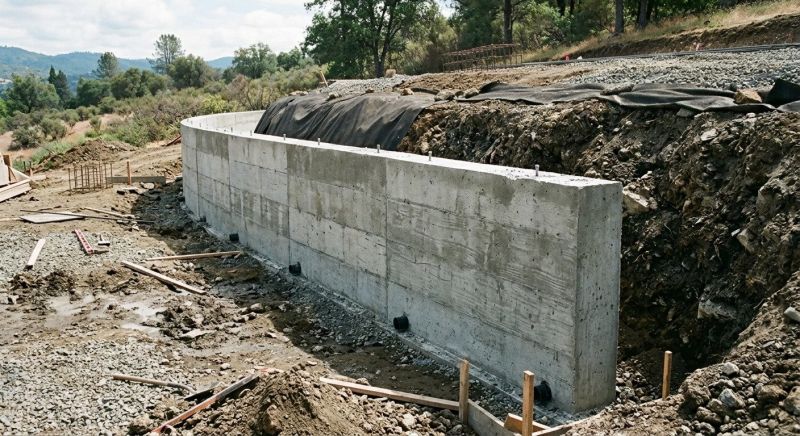 Retention Wall Construction in Citrus County, FL