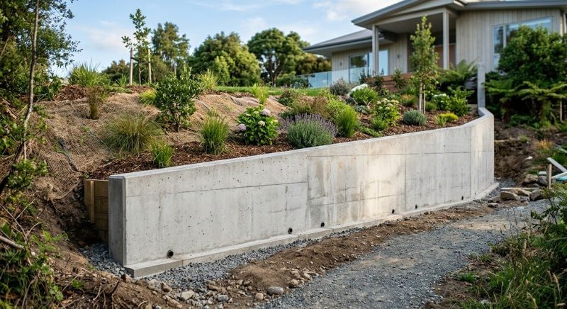 Retention Wall Installation in Citrus County, FL