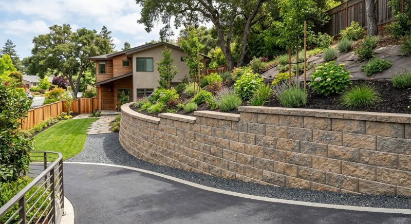 Retention Wall Installation in Napa, CA